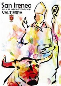 Cartel elegido para portada de Fiestas san Ireneo 2012