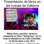 Presensación de libros en la cueva de Valtierra