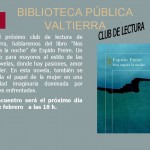 cartel club de lectura