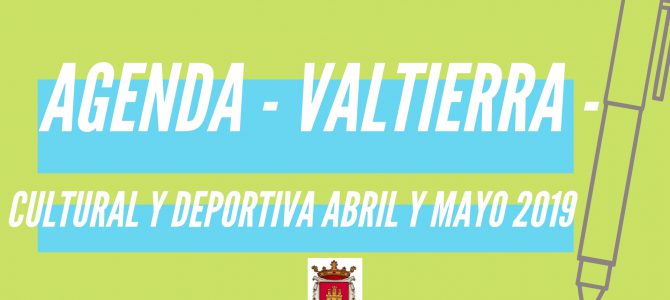 AGENDA ABRIL Y MAYO