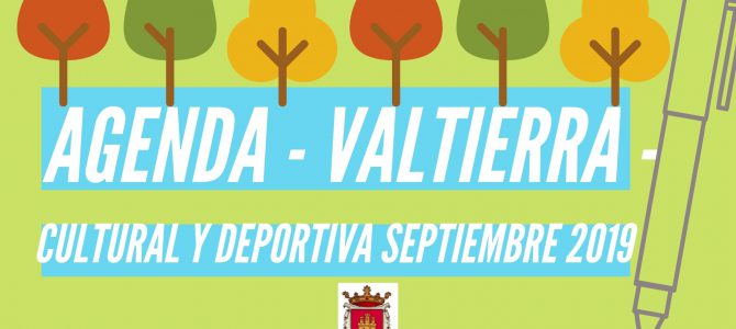 Agenda cultural y deportiva en septiembre 2019